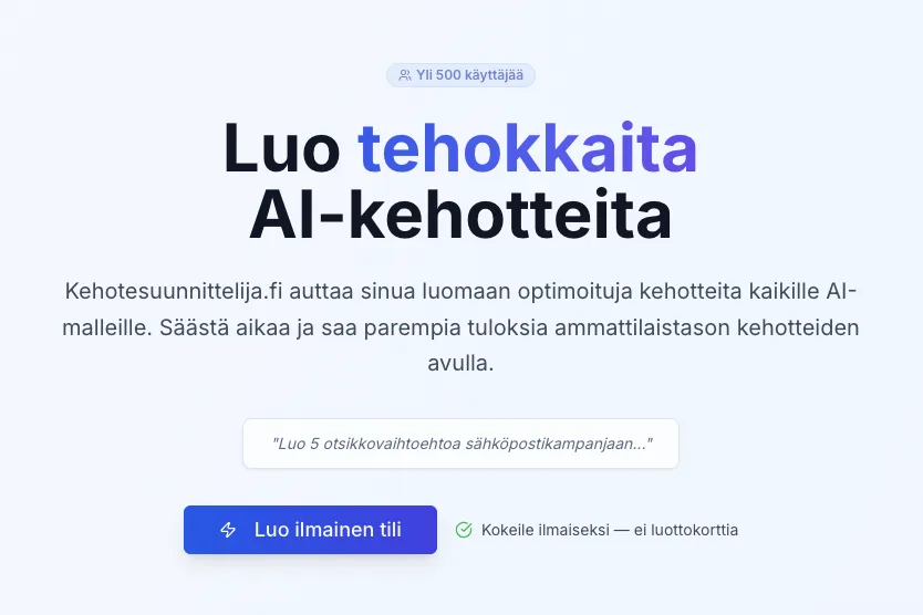 Kehotesuunnittelija