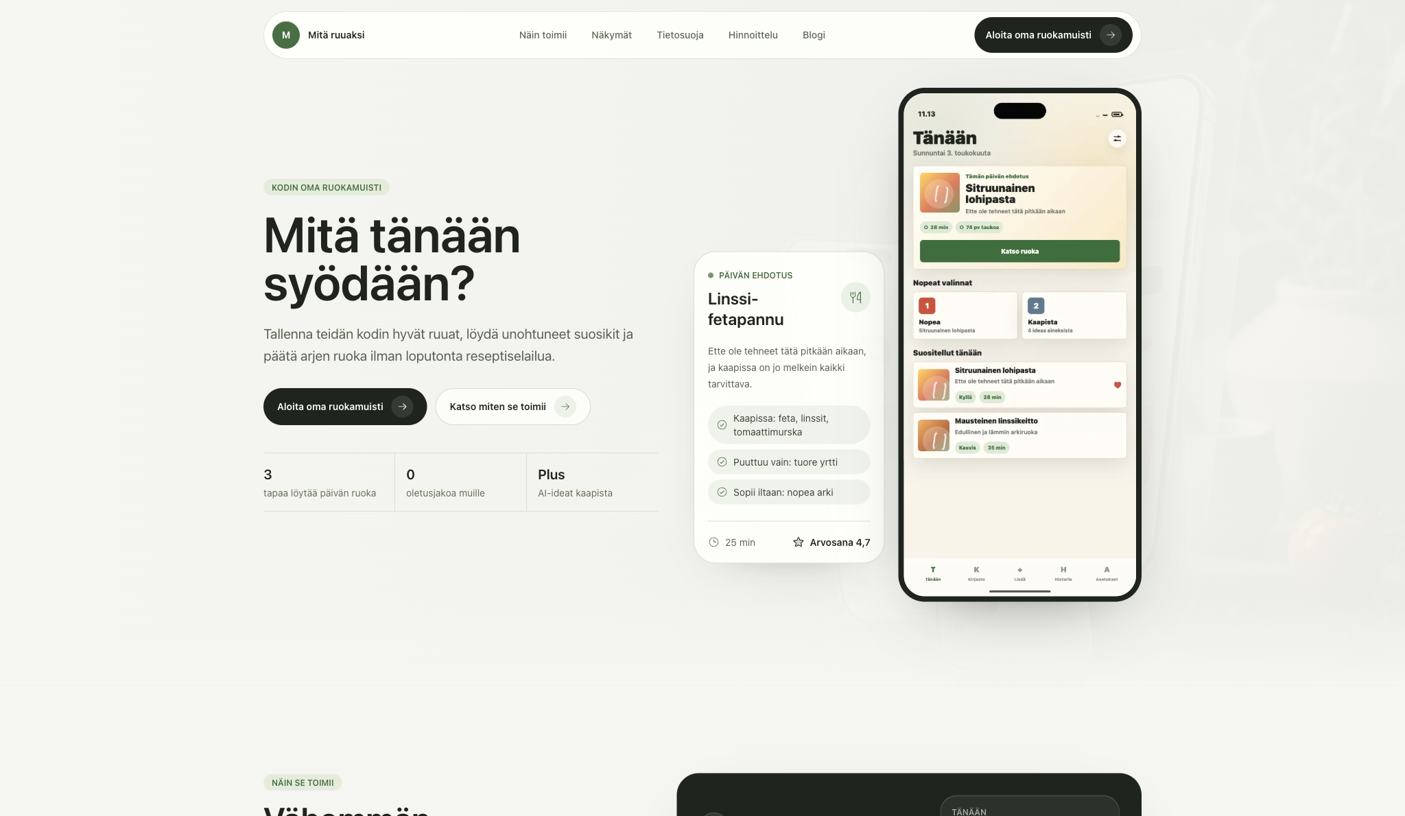 Mitä Ruuaksi